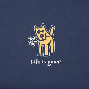 img 1 attached to Stylish and Charming: Life is Good Women's Vintage Crusher Graphic T-Shirt in Rocket with Daisy Design