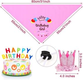 img 3 attached to Ratar Dog Birthday Party Supplies: 2 Bandanas, 🐶 2 Hats & 10 Outfits for Dog's Special Day