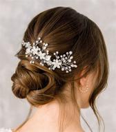 sweetv wedding hair comb silver logo