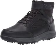 stay warm and comfortable on the golf course with skechers men's torque brogan relaxed fit winter golf boots shoe logo