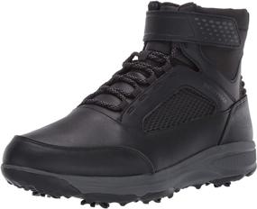 img 4 attached to Stay Warm and Comfortable on the Golf Course with Skechers Men's Torque Brogan Relaxed Fit Winter Golf Boots Shoe