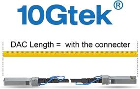 img 1 attached to 🔌 10ft Green Colored SFP+ DAC Cable - Twinax SFP Cable for Cisco SFP-H10GB-CU3M, Meraki MA-CBL-TA-3M, D-Link, Supermicro, Netgear, Fortinet