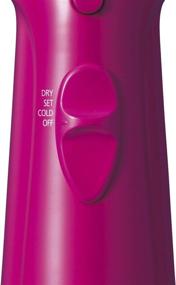img 1 attached to 💕 Panasonic EH-KA1A-VP Vivid Pink Dryer: Advanced Noise Suppression for Quieter Drying Experience