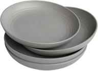 🍽️ set of 8 eight-inch dishwasher microwave safe dinner plates логотип