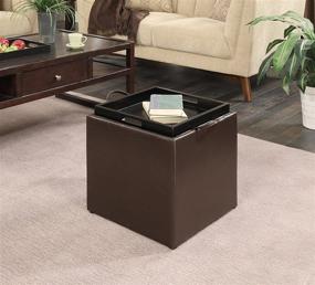 img 2 attached to Convenience Concepts Designs4Comfort Avenue Ottoman Furniture for Accent Furniture