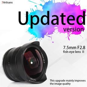 img 3 attached to 📷 7artisans 7.5mm F2.8 APS-C Wide-Angle Fisheye Lens for Compact Mirrorless Cameras - Fuji FX Mount X-A1 X-A2 X-A10 X-T10 X-T20 X-Pro1 X-Pro2 X-E1-Black