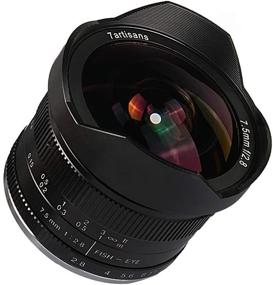 img 1 attached to 📷 7artisans 7.5mm F2.8 APS-C Wide-Angle Fisheye Lens for Compact Mirrorless Cameras - Fuji FX Mount X-A1 X-A2 X-A10 X-T10 X-T20 X-Pro1 X-Pro2 X-E1-Black