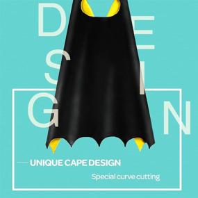 img 1 attached to 🦸 Superhero Capes Masks Dress Stickers Set
