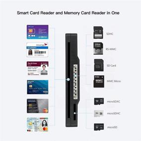 img 4 attached to 🖥️ VOASTEK USB CAC умный считыватель карт - 3 слота для карт SD/Micro SD - совместим с Windows XP/Vista/7/8/10, Mac OS X