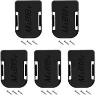 🔋 convenient 5 pack battery holder for makita/bosch 18v li-ion power tool batteries logo