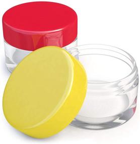 img 2 attached to 🏺 Convenient Small Jars with Lids - Ideal for Makeup, Lip Balm, Cosmetics, and Lotion Samples - Empty Jars for Creams and Beauty Products