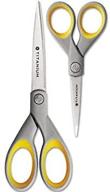 acme westcott titanium scissor - 2 ✂️ pack: durable and precise cutting (bulk pack of 6) logo