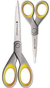 img 1 attached to Acme Westcott Titanium Scissor - 2 ✂️ Pack: Durable and Precise Cutting (Bulk Pack of 6)