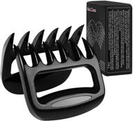 🐻 upgraded bbq bear claws for pulled pork - smoked barbecue grilling accessories, grill smoker meat paw claws by opaceluuk (black) logo