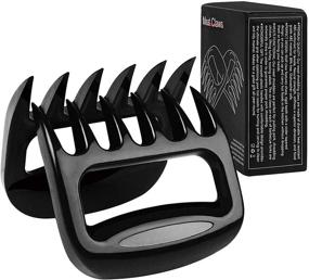 img 4 attached to 🐻 Upgraded BBQ Bear Claws for Pulled Pork - Smoked Barbecue Grilling Accessories, Grill Smoker Meat Paw Claws by OpaceLuuk (Black)