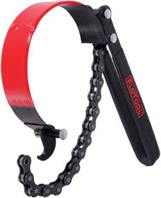 img 1 attached to FloTool 10633GT GRIPTECH Chain Wrench: Unmatched Grip and Versatility