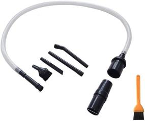 img 4 attached to 🧹 Efficient Cleaning Companion: EZ SPARES 7PCS Micro Vacuum Attachment Kit for Keyboard & Crevice Cleaning