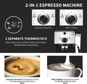img 2 attached to Gevi Espresso Cappuccino Removable Temperature