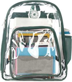 img 1 attached to 🎒 Durable Transparent Security Backpack: Built to Last