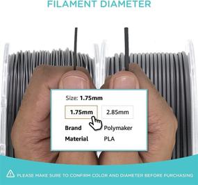 img 2 attached to Polymaker Weight Filament 1 75Mm Density Additive Manufacturing Products