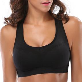 img 3 attached to 🏋️ High Impact Workout Activewear Bra for Gym - MIRITY Women's Racerback Sports Bras