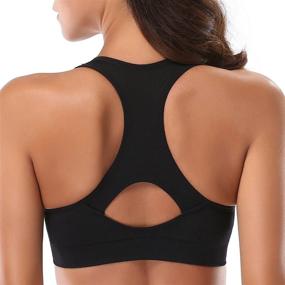 img 2 attached to 🏋️ High Impact Workout Activewear Bra for Gym - MIRITY Women's Racerback Sports Bras