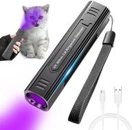 🔦 wood's lamp black light flashlight: effective cat and dog ringworm detector, urine and skin care analysis, bed bug inspection - a must-have for pet owners and doctors logo