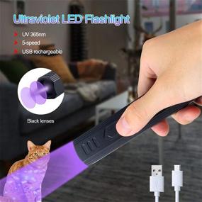 img 3 attached to 🔦 Wood's Lamp Black Light Flashlight: Effective Cat and Dog Ringworm Detector, Urine and Skin Care Analysis, Bed Bug Inspection - A Must-Have for Pet Owners and Doctors