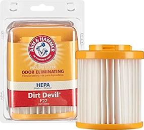 img 4 attached to Arm & Hammer (ARMCW) A&H Dirt Devil Style F22 HEPA Package Filter - Powerful Filtration for a Cleaner Home