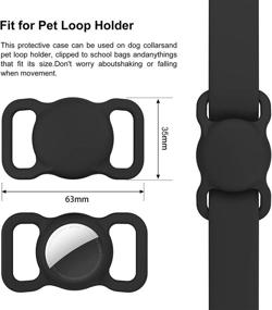 img 3 attached to Airtag DLENP Collar Holder Airtags