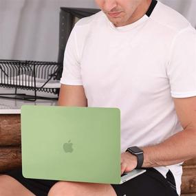 img 2 attached to 🥑 MOSISO MacBook Pro 16 inch Case 2020 2019 A2141, Ultra Slim Avocado Green Hard Shell Case & Keyboard Cover Skin – Compatible with Touch Bar Touch ID (SEO)