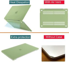 img 3 attached to 🥑 MOSISO MacBook Pro 16 inch Case 2020 2019 A2141, Ultra Slim Avocado Green Hard Shell Case & Keyboard Cover Skin – Compatible with Touch Bar Touch ID (SEO)