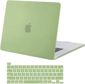 img 4 attached to 🥑 MOSISO MacBook Pro 16 inch Case 2020 2019 A2141, Ultra Slim Avocado Green Hard Shell Case & Keyboard Cover Skin – Compatible with Touch Bar Touch ID (SEO)