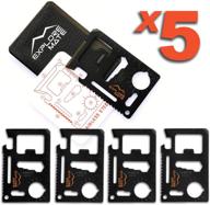 🔧 enhanced mate 11-in-1 survival card with integrated beer opener - black логотип