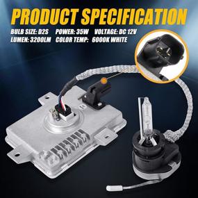 img 3 attached to 🔦 X6T02971 Модуль блокировки балласта для ксенона HID для фар с розжигом и лампой D2S: Acura TL TSX, TL Type-S, Honda S2000, Mazda 3 - Заменяет W3T10471, W3T14371, X6T02981
