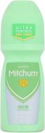 long-lasting protection: mitchum women 🛡️ advanced unscented 48hr roll on deodorant 100ml logo