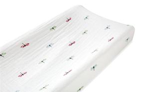 img 1 attached to 🐛 Organic Cotton Muslin Changing Pad Cover - Snuggle Bug by aden + anais