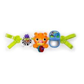img 4 attached to 🎶 Bright Starts Musical Toy Bar for Newborns, Multi-Color - Take Along Activity Carrier, Ages+