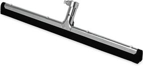 img 1 attached to 🧹 Rubbermaid Commercial Standard Floor Squeegee - 18-inch Dual Moss - Black - Effective Cleaning - FG9C2600BLA