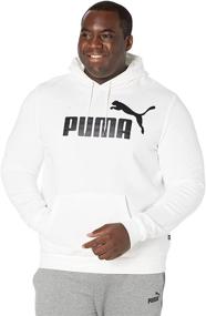 img 1 attached to PUMA Essentials Fleece Hoodie 3X Large Men's Clothing for Active