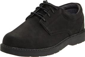 img 4 attached to 👞 School Issue Scholar Uniform Toddler Boys' Oxford Shoes: Classic Style with Comfort