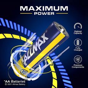 img 3 attached to 🔋 Allmax AA Max Power Alkaline Batteries (Bulk Pack of 100) – Ultra Long-Lasting Double A Battery, 10-Year Shelf Life, Leak-Proof, Device Compatible – Powered by EnergyCircle Technology (1.5V)