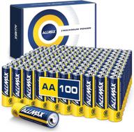 🔋 allmax aa max power alkaline batteries (bulk pack of 100) – ultra long-lasting double a battery, 10-year shelf life, leak-proof, device compatible – powered by energycircle technology (1.5v) logo
