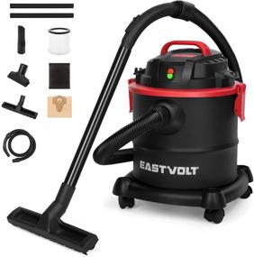 img 4 attached to 🧹 Eastvolt Wet Dry Vacuum Cleaner K-411F: Powerful 5.5 Peak HP, 5 Gallon 3-in-1 Blower with Hepa Filtration for Home, Garage, Vehicle, Workshop