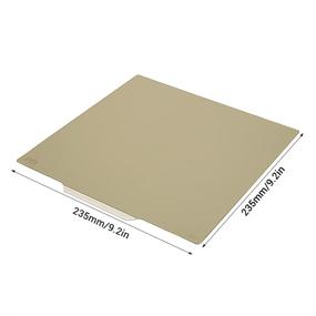 img 3 attached to 🛏️ Creality Removable Flexible Magnetic Bed Plate - 235x235mm: Enhanced 3D Printing Convenience and Adhesion