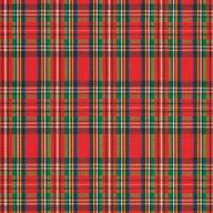 🎁 tartan plaid christmas red and green gift wrap roll: high-quality 24" x 15' durable packaging logo