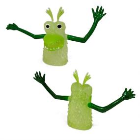 img 2 attached to 👾 Illuminate Your Imagination: Glow in the Dark Monster Finger Puppet