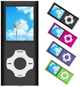 img 2 attached to 🎧 Portable MP3/MP4 Player with 32GB TF Card, 64GB Expandable, FM Radio, E-Book Reader & More (Black)"