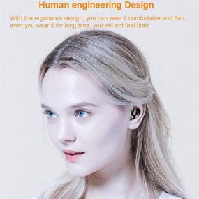 img 1 attached to Беспроводные наушники с Bluetooth для зарядки наушников для наушников для ушей