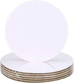 img 1 attached to 25 Count Cake Board Circles for Food Service Equipment & Supplies